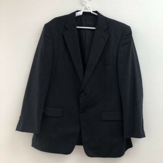 セットアップ　ネイビー　ジャケット　スラックス　スーツ　フォーマル　無地　シンプル(セットアップ)