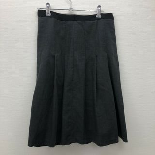 フレアスカート　黒系　無地　シンプル　ボトムス　プリーツスカート　美品(その他)