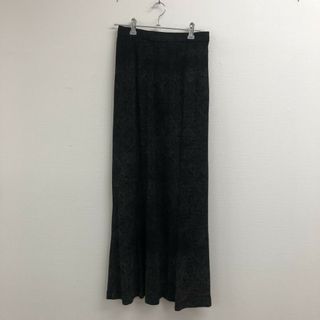 【THINK SENSE】シンクセンス　黒系　ロングスカート　無地　シンプル　ボトムス　カジュアル(ロングスカート)