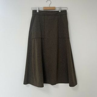 ロペ(ROPE’)の【ROPE】ロペ　フレアスカート　ブラウン　サイズ38　ボトムス　レディース　厚手　カジュアル(その他)
