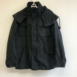 【BOYCOTT】ボイコット　ブラック　ミリタリーコート　アウター　カジュアル　無地　シンプル(その他)