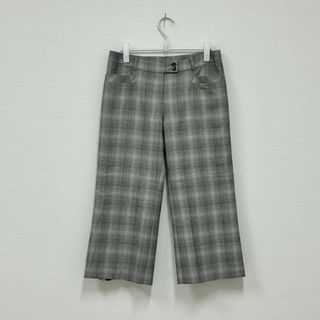 ダックス(DAKS)の【DAKS】ダックス　パンツ　ボトムス　グレー系　サイズ42　チェック柄　カジュアル　レディース(その他)
