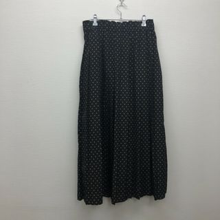 【AMERICANHOLIC】アメリカンホリック　黒系　Ｆ　ロングスカート　水玉　カジュアル　ウエストゴム(ロングスカート)