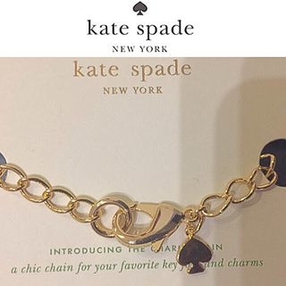 ★kate spade ♠︎" イニシャルブレスレット