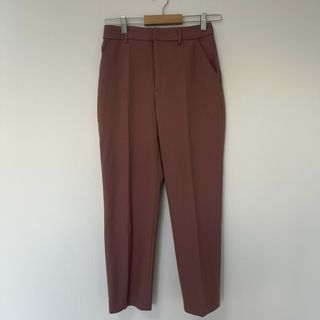 【any sis】エニィスィス　ピンク　パンツ　スラックス　無地　シンプル　ハイウエスト　美品(その他)
