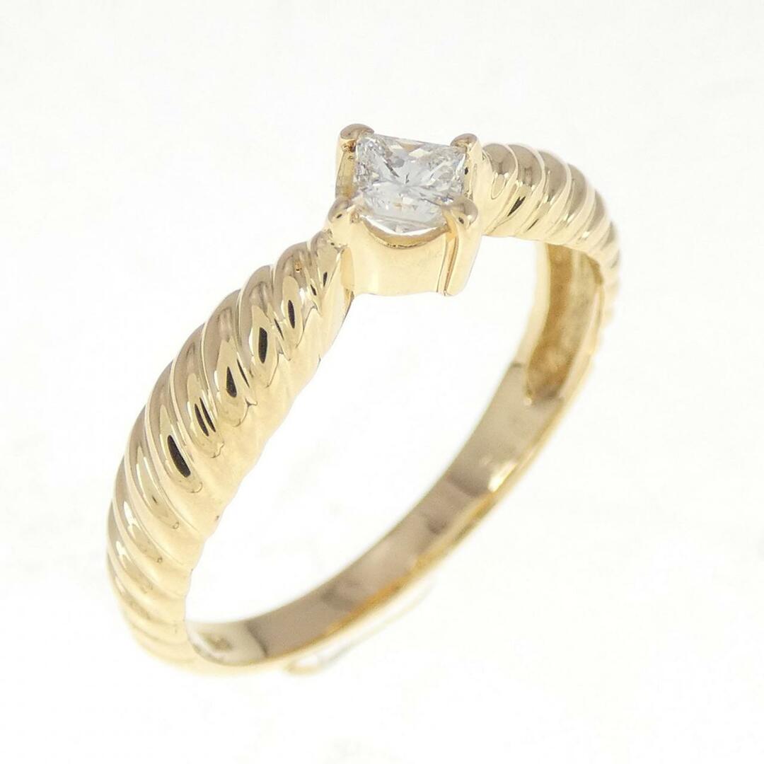 K18YG ダイヤモンド リング 0.16CT K18YG ダイヤモンド リング 0.16CT