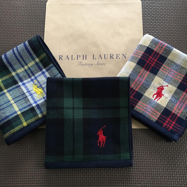 Ralph Lauren(ラルフローレン)の10枚以上まとめ買いOK♩ラルフローレン ガーゼタオルハンカチ メンズのファッション小物(ハンカチ/ポケットチーフ)の商品写真