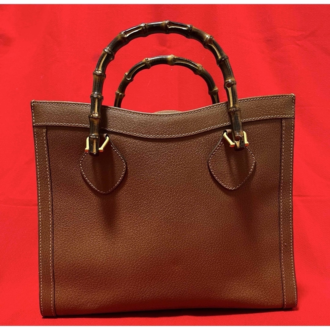 訳有】 GUCCI グッチ カバン バッグ バンブー ダイアナ 本革 大 訳有】 GUCCI グッチ カバン バッグ バンブー ダイアナ 本革 大