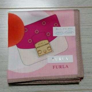 フルラ(Furla)の[新品・ラッピング]フルラ ハンカチ メトロポリス ピンク(ハンカチ)