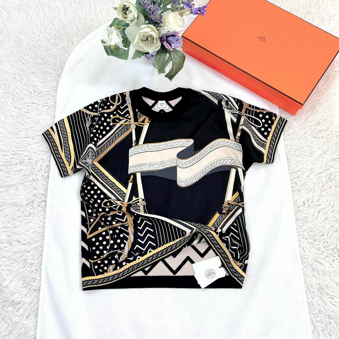☆HERMES☆2023-24☆新品タグ付☆ツイルレーヌ☆ニット ☆HERMES☆2023-24☆新品タグ付☆ツイルレーヌ☆ニット