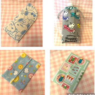 【ゆーずる様専用】ハンドメイドティッシュ&ペット&めがねケース☆計4点(その他)