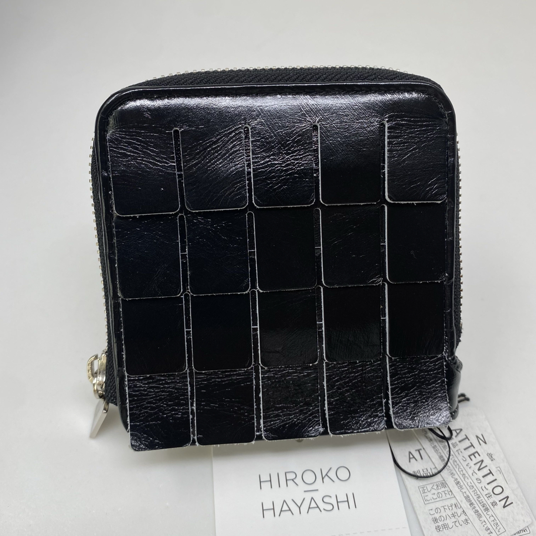 ヒロコハヤシ 二つ折り財布 BAGNO バーニョ ブラック ヒロコハヤシ 二つ折り財布 BAGNO バーニョ ブラック
