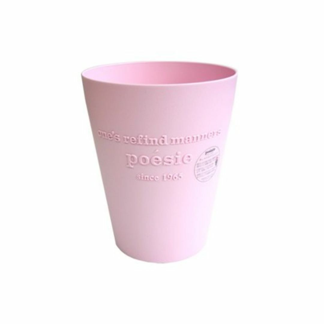 【色:PK_スタイル:5L】poesie(ポエジー)ダストビン 3307 5L インテリア/住まい/日用品のインテリア小物(ごみ箱)の商品写真