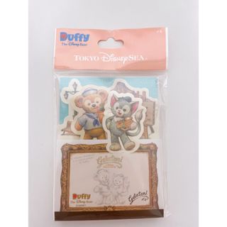 ダッフィー(ダッフィー)の新品未開封 ダッフィー ジェラトーニ メモ(キャラクターグッズ)