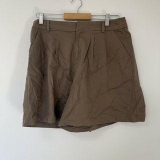 【KUMIKYOKU】組曲　ブラウン　6　ショートパンツ　ボトムス　無地　シンプル　カジュアル　美品(その他)