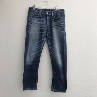 【EDWIN】　青系　32　デニムパンツ　ボトムス　カジュアル　ストレート　美品(デニム/ジーンズ)