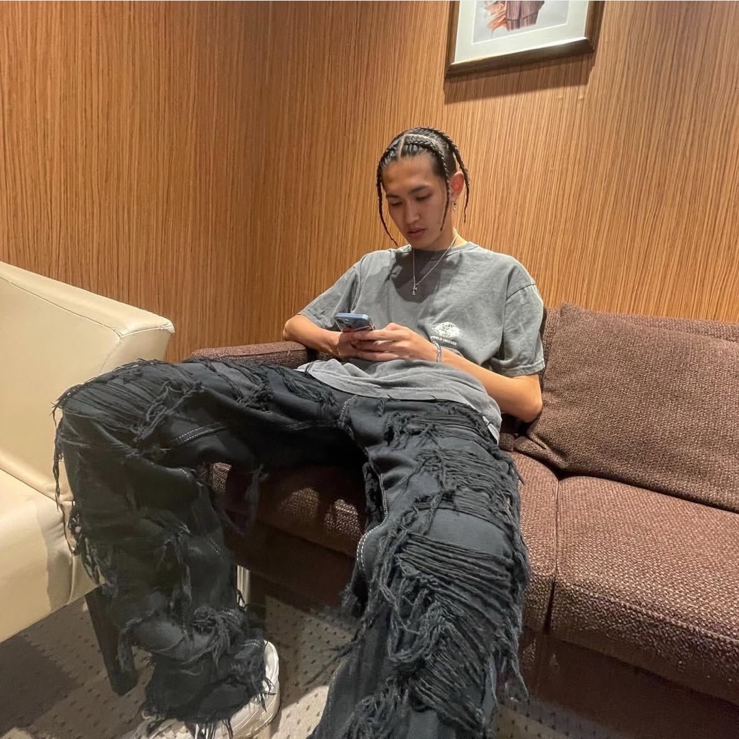 innocence NYC】DESTROY DENIM PANTS 32 innocence NYC】DESTROY DENIM PANTS 32