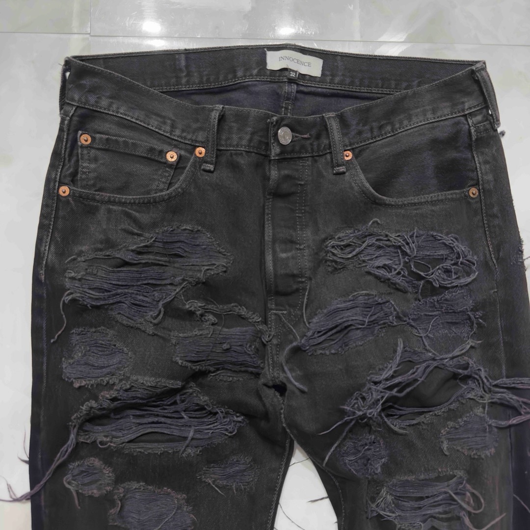 innocence NYC】DESTROY DENIM PANTS 32 innocence NYC】DESTROY DENIM PANTS 32