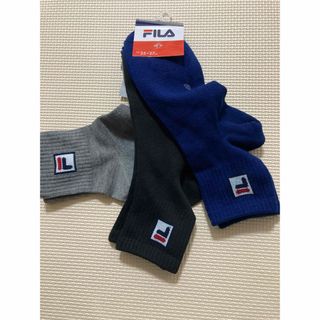 フィラ(FILA)のFILA 靴下　3足組　25〜27㎝　25㎝　26㎝　27㎝　ショートソックス(ソックス)