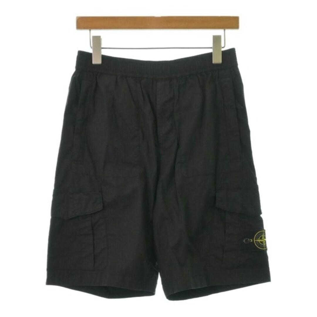 STONE ISLAND ストーンアイランド ショートパンツ 28(S位) 黒 STONE ISLAND ストーンアイランド ショートパンツ 28(S位) 黒