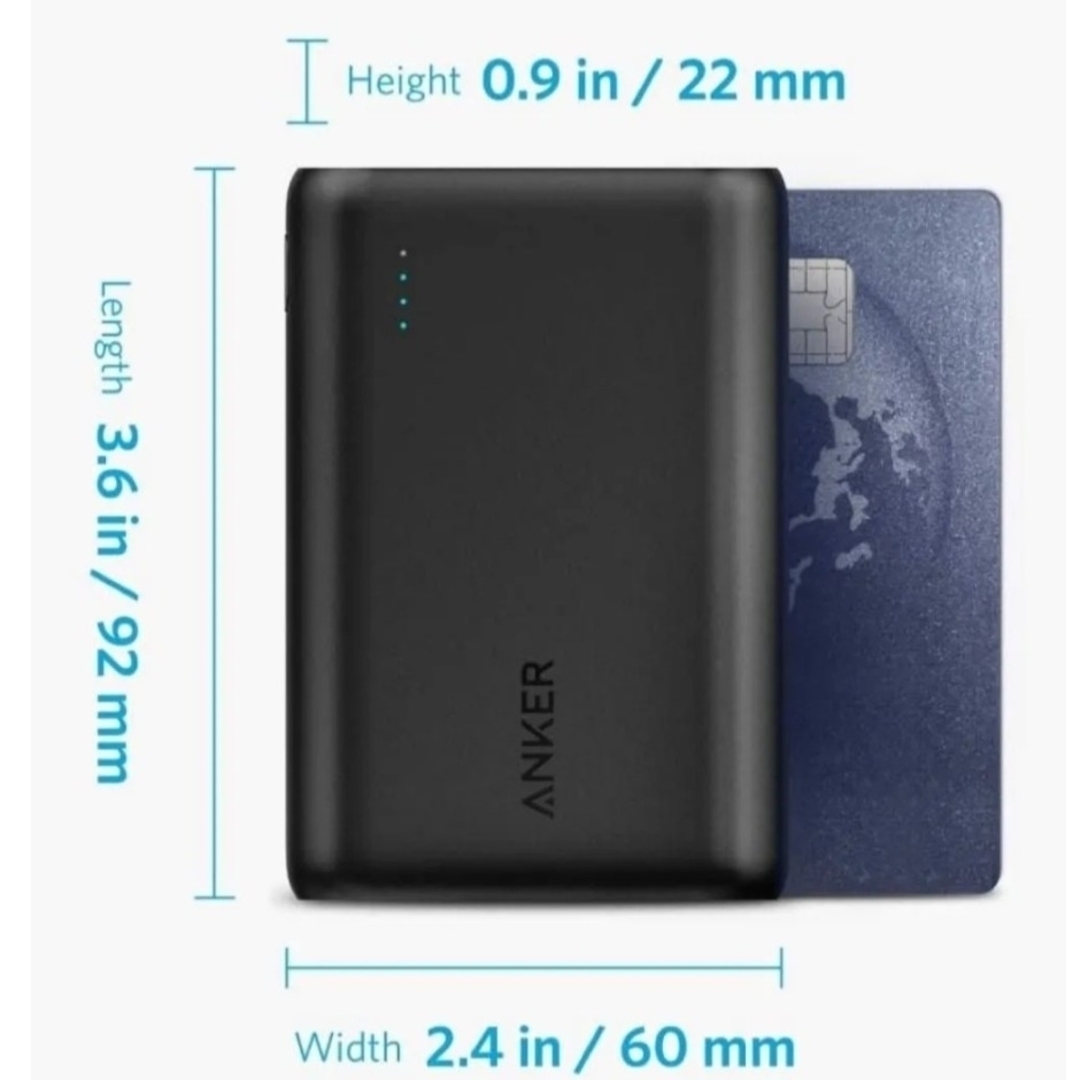 Anker(アンカー)の【中古】ANKER power core 10000mAh　モバイルバッテリー スマホ/家電/カメラのスマートフォン/携帯電話(バッテリー/充電器)の商品写真