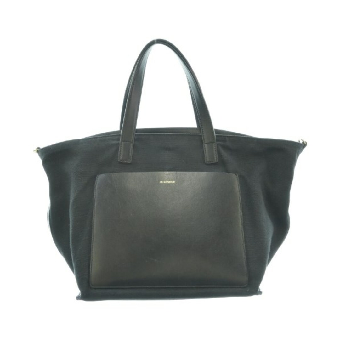 JIL SANDER ジルサンダー トートバッグ - 黒 【古着】 JIL SANDER ジルサンダー トートバッグ - 黒 【古着】