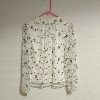 シマムラ(しまむら)の花柄 刺繍ブラウス シースルー (シャツ/ブラウス(長袖/七分))