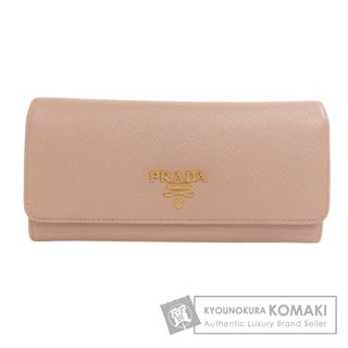 プラダ(PRADA)のPRADA ロゴ 長財布（小銭入れあり） サフィアーノ レディース(財布)