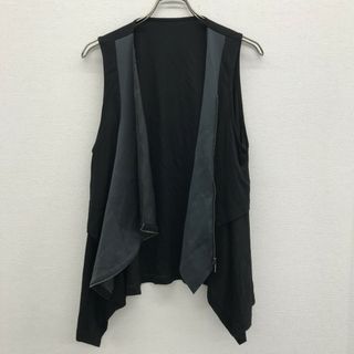 【COMME CA DU MODE】　黒系　11　ベスト　ジレ　スーツ　フォーマル　無地　シンプル(ベスト/ジレ)