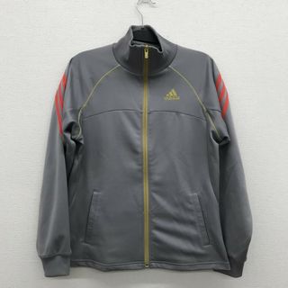 【adidas】　灰色系　S　ジャージセットアップ　ワンポイント　カジュアル　スポーツウェア　美品(セット/コーデ)