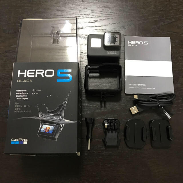 GoPro(ゴープロ)のGoPro HERO5 3wayセット スマホ/家電/カメラのカメラ(コンパクトデジタルカメラ)の商品写真