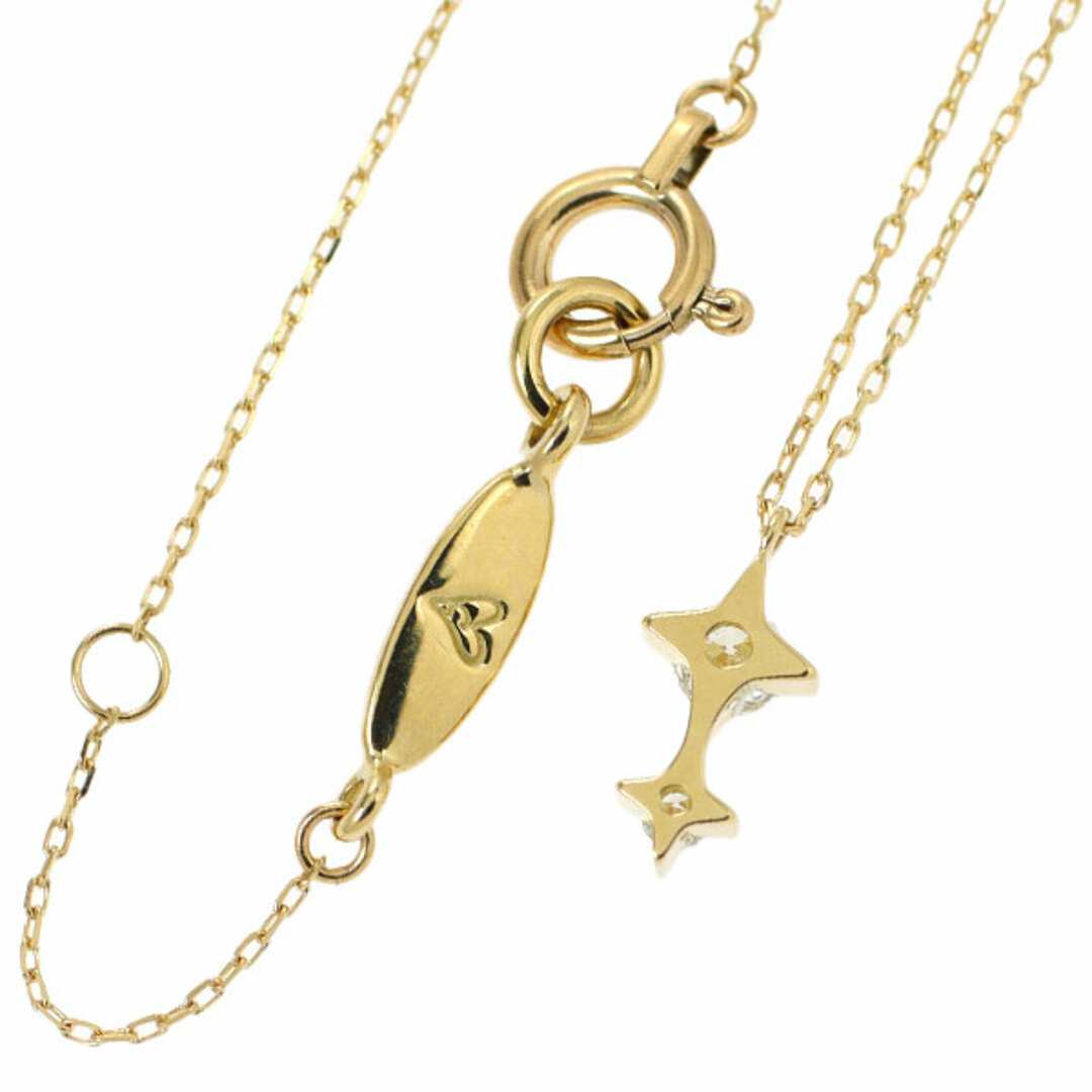 アーカー K18YG ダイヤモンド ペンダントネックレス 0.07ct アーカー K18YG ダイヤモンド ペンダントネックレス 0.07ct
