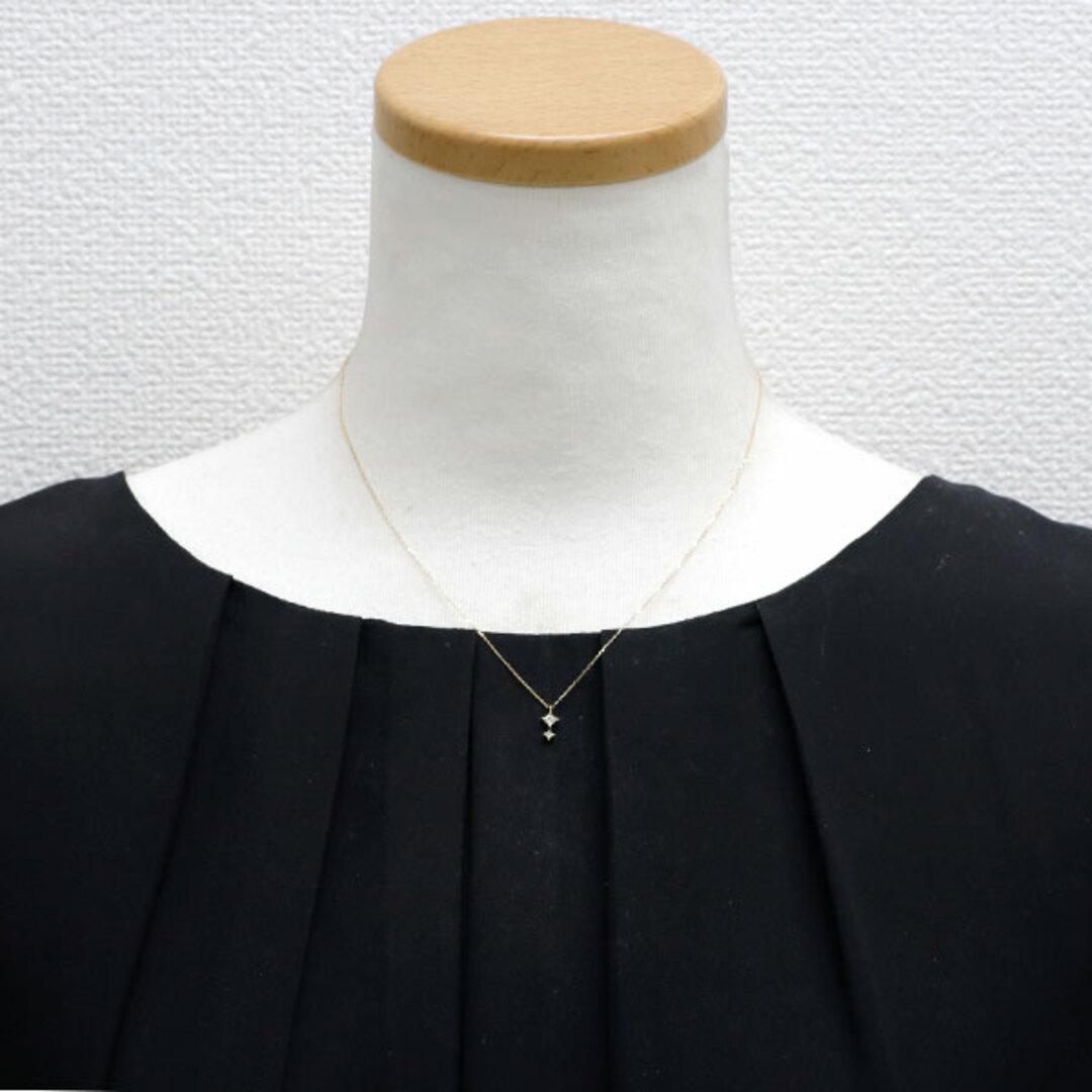 アーカー K18YG ダイヤモンド ペンダントネックレス 0.07ct アーカー K18YG ダイヤモンド ペンダントネックレス 0.07ct