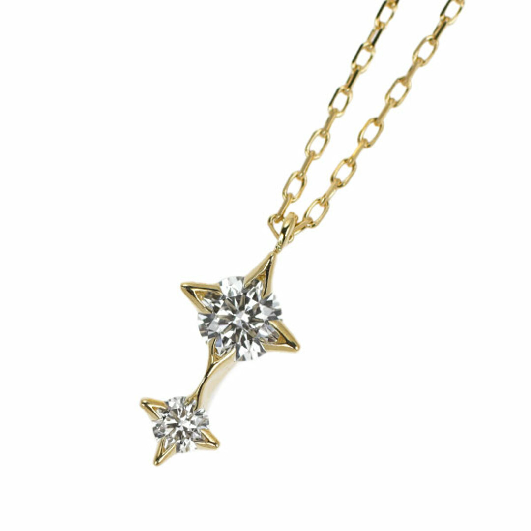 アーカー K18YG ダイヤモンド ペンダントネックレス 0.07ct アーカー K18YG ダイヤモンド ペンダントネックレス 0.07ct