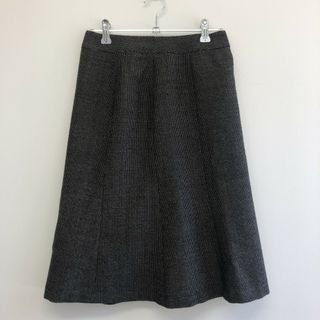 【NATURAL BEAUTY BASIC】ナチュラルビューティーベーシック　ブラック　ドット　XS　フレアスカート　フォーマル(その他)
