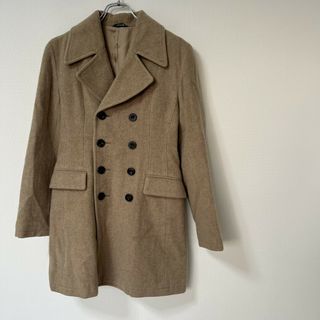 【INED】イネド　ベージュ　2　ステンカラーコート　ロングコート　無地　シンプル　美品(その他)