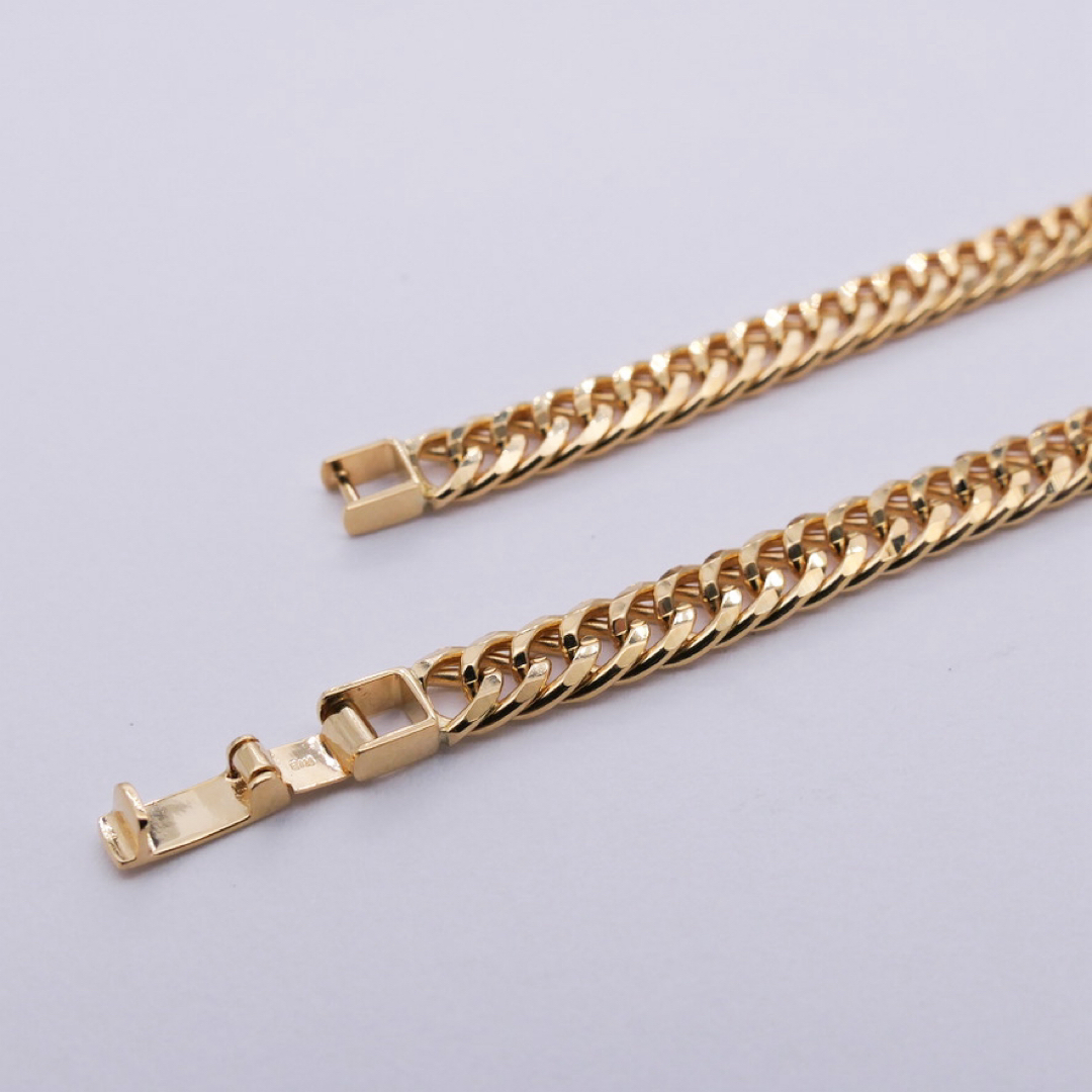 スペシャルプライス✨K18 12面ダブル Vカット 喜平 ブレス14.19g スペシャルプライス✨K18 12面ダブル Vカット 喜平 ブレス14.19g