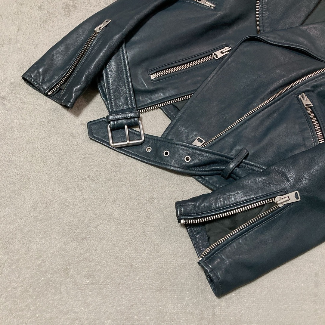 美品】ALLSAINTS オールセインツ レザー ライダースジャケット BK 美品】ALLSAINTS オールセインツ レザー ライダースジャケット BK