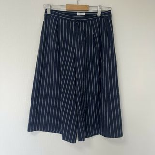 ランバン(LANVIN)の【LANVIN】ランバン　パンツ　ボトムス　ネイビー系　サイズ38　ストライプ　レディース(その他)