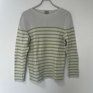 【GREEN LABEL RELAXING】グリーンレーベルリラクシング】　ホワイト系　M　長袖トップス　ロンT　カジュアル(カットソー(長袖/七分))