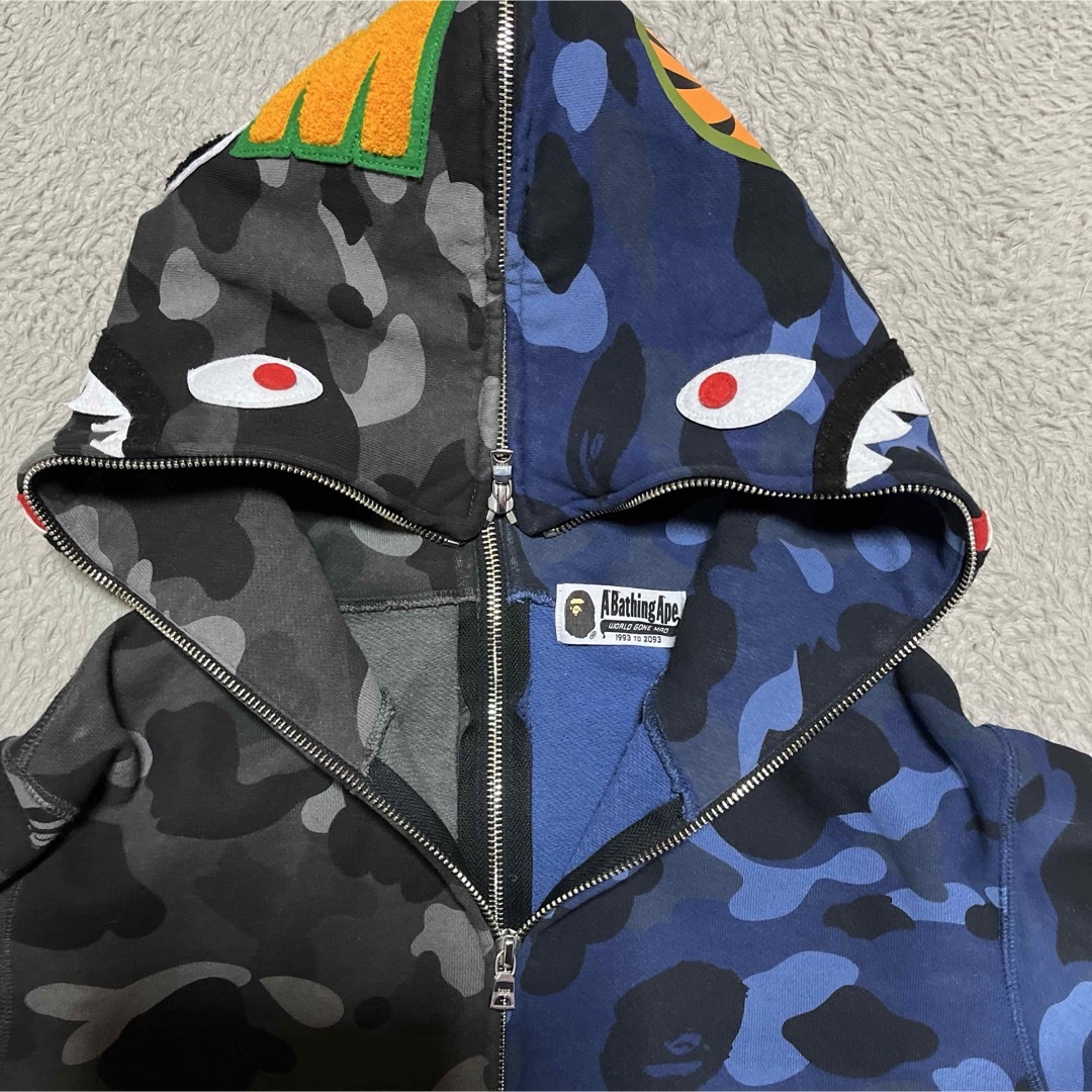 A BATHING APE - APE BAPE KAWS HALF ZIP SHARK シャークパーカー 迷彩の通販 by おがっち's shop|アベイシングエイプならラクマ A BATHING APE - APE BAPE KAWS HALF ZIP SHARK シャークパーカー 迷彩の通販 by おがっち's shop|アベイシングエイプならラクマ