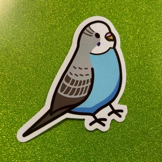 ⭐️人気⭐️防水ステッカー、セキセイインコ、かわいい、アニマル、鳥、とり、(車外アクセサリ)