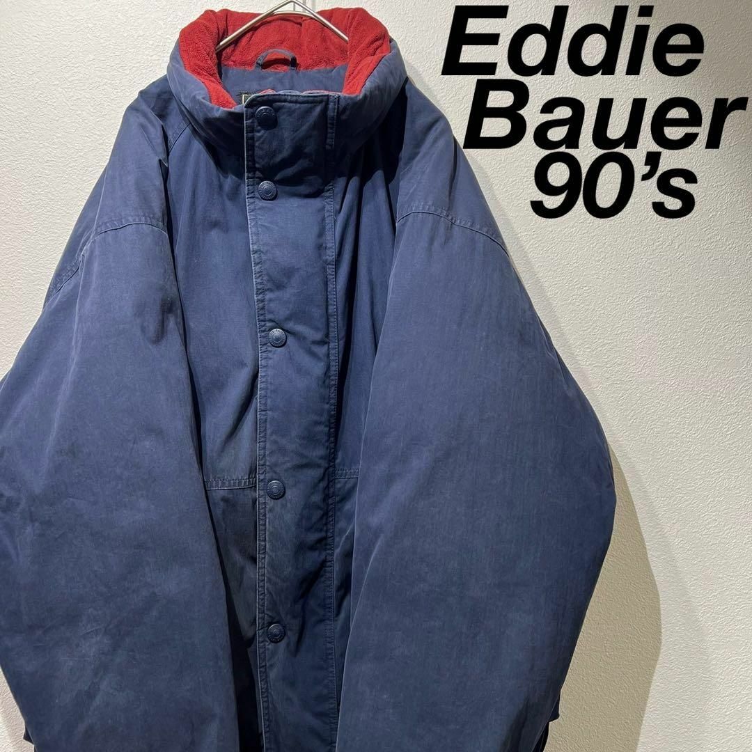 Eddie Bauer - 【希少】90s エディーバウアー 黒タグ ダウン Eddie Bauer - 【希少】90s エディーバウアー 黒タグ ダウン