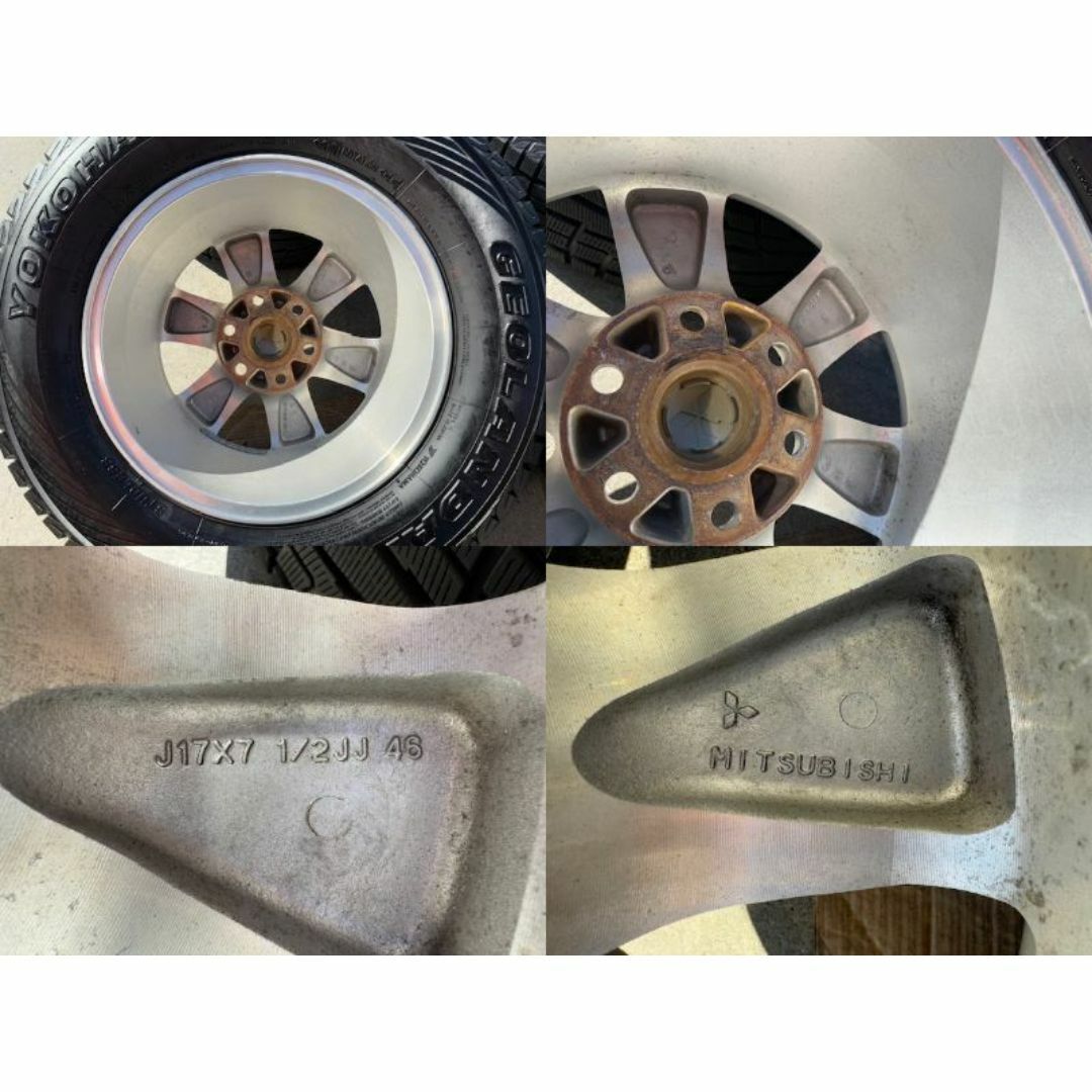 三菱 パジェロ純正 スタッドレスセット 265/65R17の通販 by トロ 三菱 パジェロ純正 スタッドレスセット 265/65R17の通販 by トロ