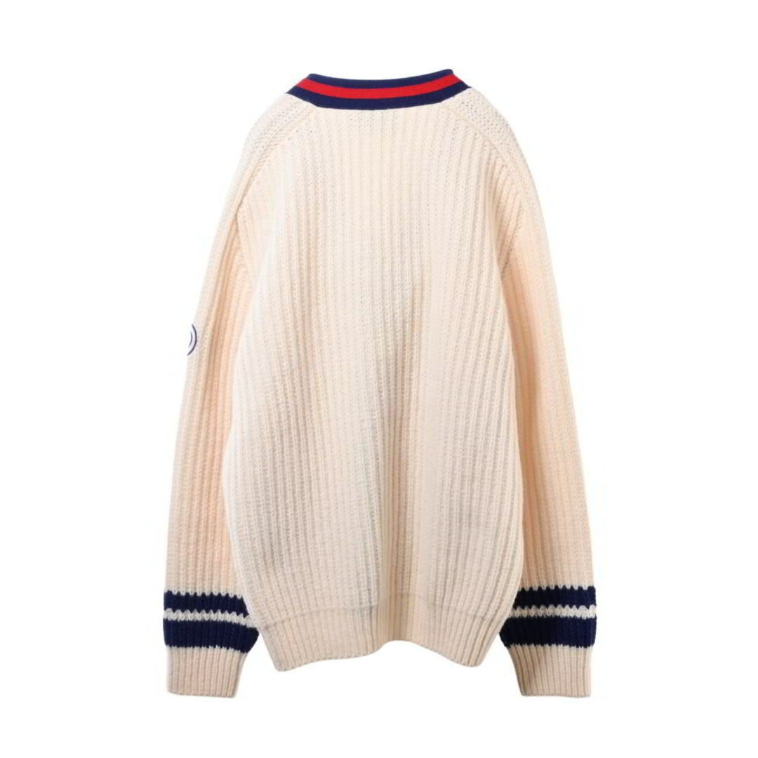 GUCCI - GUCCI ウェブライン ウール ニットカーディガンの通販 GUCCI - GUCCI ウェブライン ウール ニットカーディガンの通販