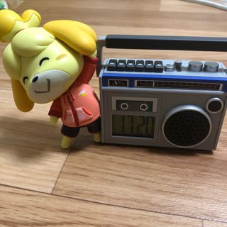 あつ森一番くじ　A賞ラジカセで体操！しずえのアラーム時計(キャラクターグッズ)