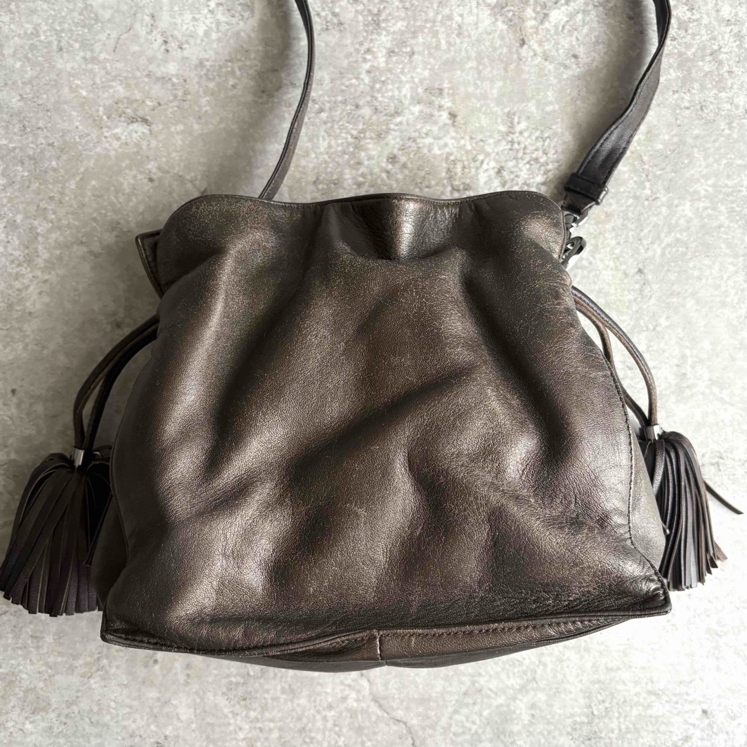 LOEWE - 【極美品】LOEWE フラメンコ フリンジ ナッパ LOEWE - 【極美品】LOEWE フラメンコ フリンジ ナッパ
