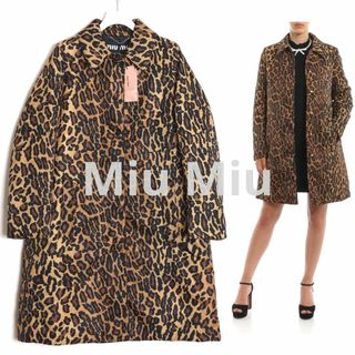 MIU MIU - ミュウミュウ19AW新品レオパード柄パファーコート36 MIU MIU - ミュウミュウ19AW新品レオパード柄パファーコート36