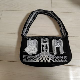 LULU GUINNESS - 美品　ルルギネス　ハンドバッグ　刺繍　ウェディングショップ柄　レア