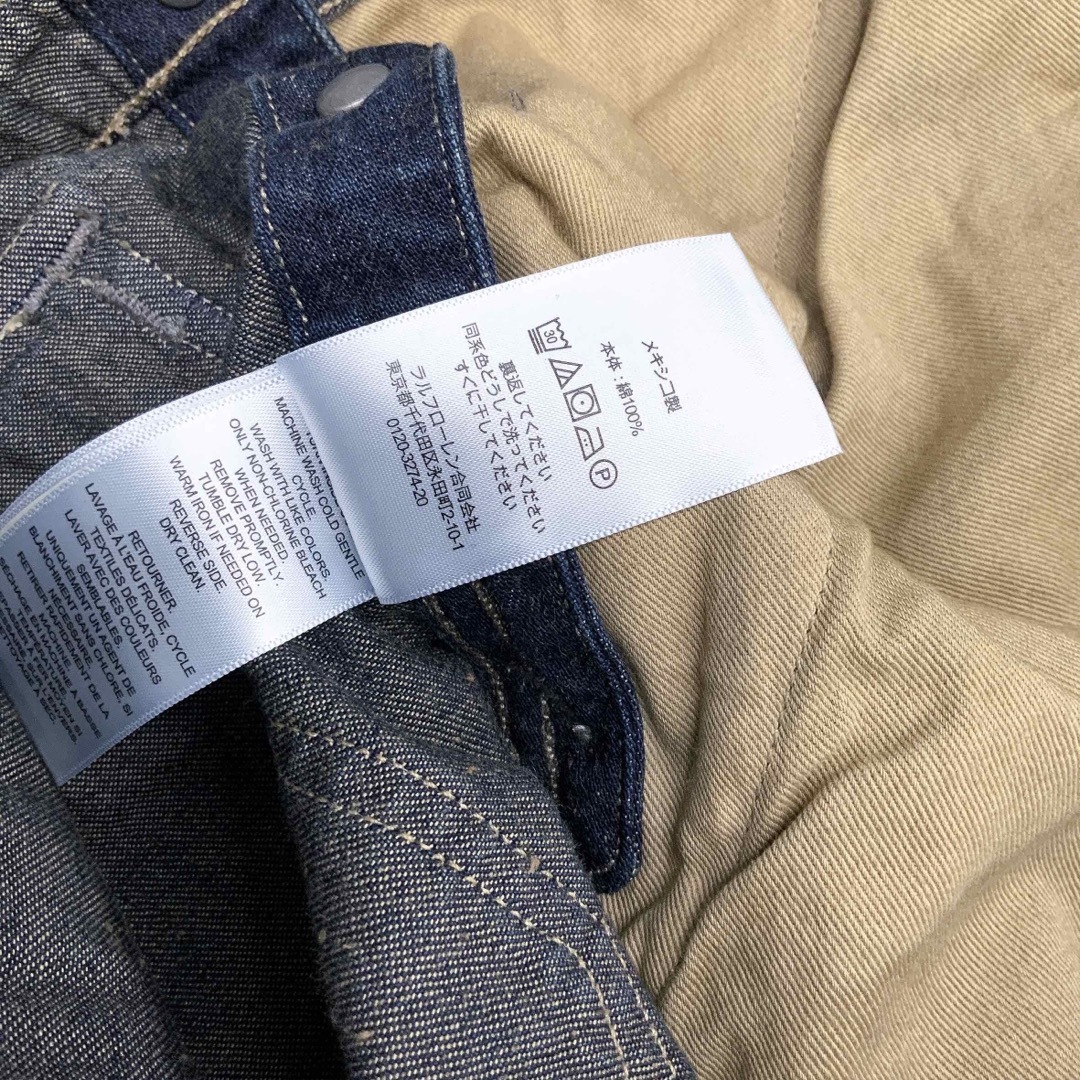 RRL - 24FW 新品 RRL デニム カーゴ オーバーオール ダブル RRL - 24FW 新品 RRL デニム カーゴ オーバーオール ダブル